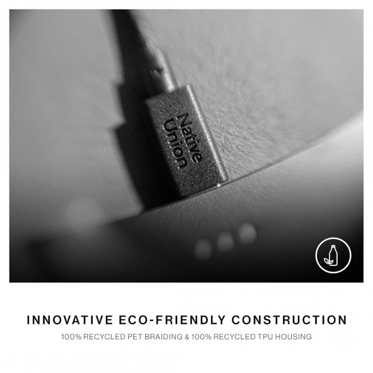 NATIVE UNION ECO Belt Καλώδιο USB-C σε USB-C 240W, 2.4μ. - Cosmos - NU-BELT-PRO2-COS-NP