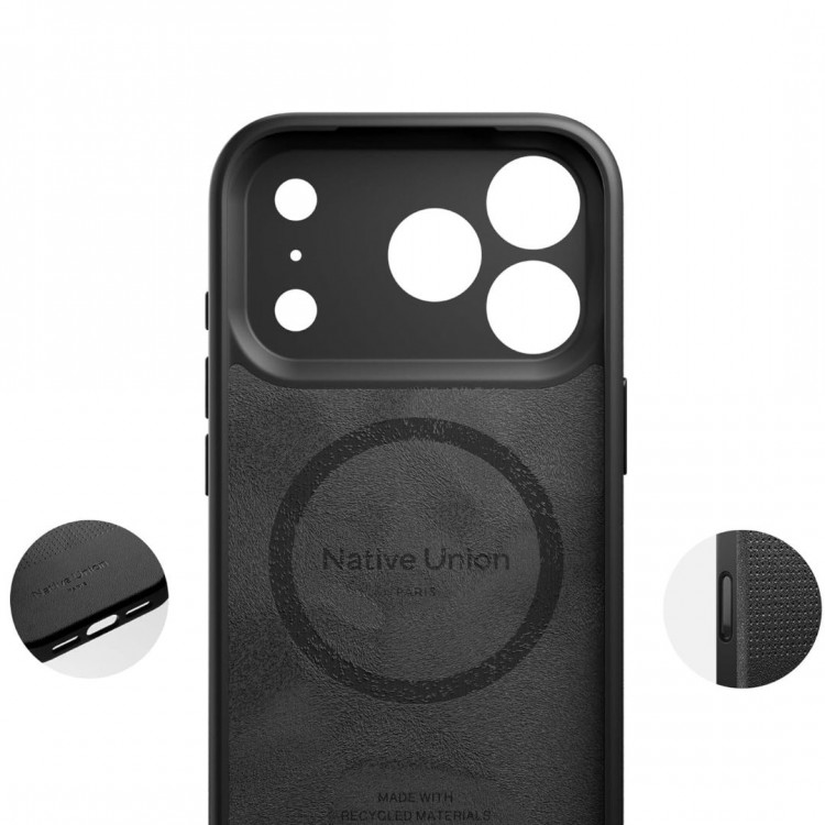 Θήκη NATIVE UNION MagSAfe Active για Apple iPhone 17 Pro 6.3 5G 2025 - ΜΑΥΡΟ - NU-ACTCSE-BLK-NP25P