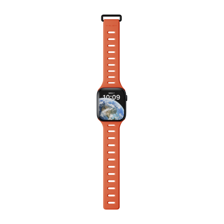NATIVE UNION Active Μαγνητικό λουράκι Double-Sided Reversible Silicone για Apple Watch SERIES 11/10(42mm) , 9/8/7 (41mm) , 6/SE/5/4 (40mm) , 3/2/1 (38mm) - ΠΟΡΤΟΚΑΛΙ/ΜΠΕΖ (OXYFIRE) - NU-ACTBAND-AW-S-OXYS