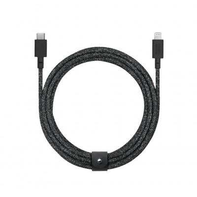 NATIVE UNION ECO Belt Braided Καλώδιο USB-C σε Lightning, 3.0μ. - Cosmos - NU-BELT-CL-C5-BK-3-N