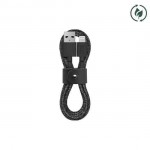 NATIVE UNION ECO Belt Καλώδιο USB-A σε Lightning, 1.2μ. - ΜΑΥΡΟ - NU-BELT-L-CS-BLK-2-N