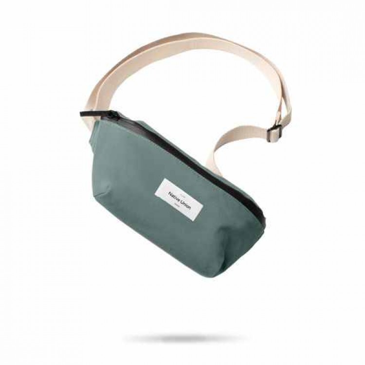 NATIVE UNION W.F.A Crossbody Τσαντάκι μέσης & ώμου - ΣΚΟΥΡΟ ΠΡΑΣΙΝΟ - NU-CROS-POUCH-GRN