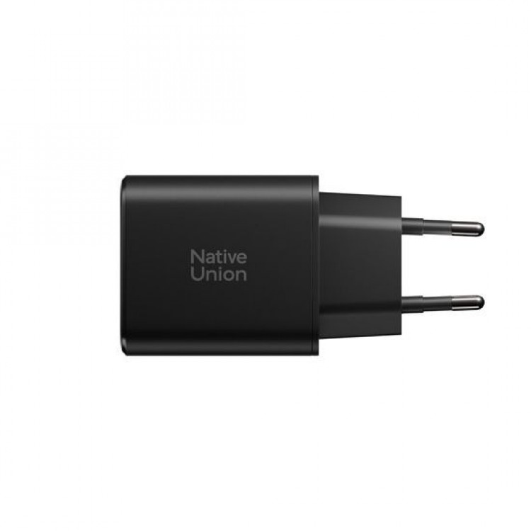 NATIVE UNION Fast GaN οικιακός φορτιστής PD 1x Type-C 45W EU - ΜΑΥΡΟ - NU-FAST-PD45-BLK-EU