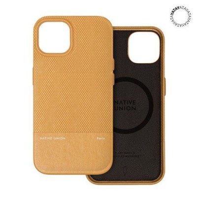 Θήκη NATIVE UNION MagSAfe (RE) Classic για Apple iPhone 15 6.1 2023 - Kraft ΚΙΤΡΙΝΟ - NU-RECLA-NP23-KFT