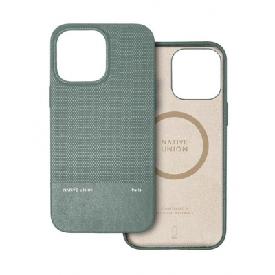 Θήκη NATIVE UNION MagSAfe (RE) Classic για Apple iPhone 15 Pro Max 6.7 2023 - Slate ΠΡΑΣΙΝΟ - NU-RECLA-NP23PM-GRN