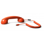 NATIVE UNION POP Phone Alarm USB-C ακουτικό τηλεφώνου με υψηλής ποιότητας μικρόφωνο/ακουστκό - ΚΟΚΚΙΝΟ - NU-POP-P-ARD