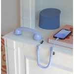 NATIVE UNION POP Phone Alarm USB-C ακουτικό τηλεφώνου με υψηλής ποιότητας μικρόφωνο/ακουστκό - Azur ΜΩΒ - NU-POP-P-AZR