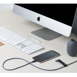 NATIVE UNION ECO Belt Καλώδιο USB-A σε Lightning, 1.2μ. - ΜΑΥΡΟ - NU-BELT-L-CS-BLK-2-N