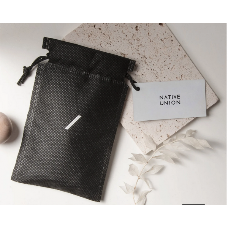 NATIVE UNION ECO Belt Καλώδιο USB-A σε Lightning, 1.2μ. - ΜΑΥΡΟ - NU-BELT-L-CS-BLK-2-N