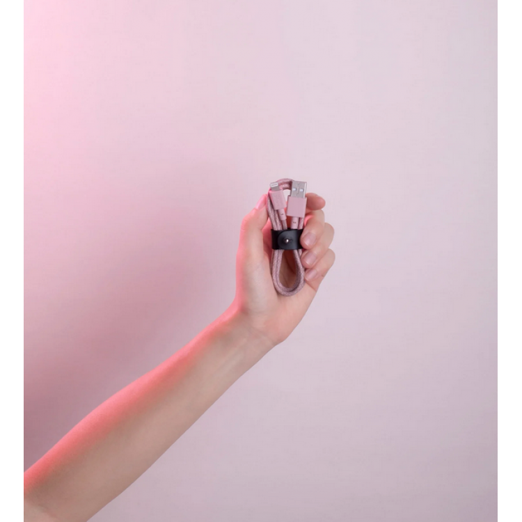 NATIVE UNION ECO Belt Καλώδιο USB-A σε Lightning, 1.2μ. - ΜΑΥΡΟ - NU-BELT-L-CS-BLK-2-N