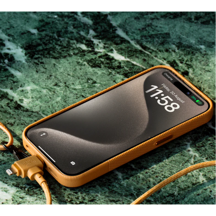 Θήκη NATIVE UNION MagSAfe (RE) Classic για Apple iPhone 15 6.1 2023 - Kraft ΚΙΤΡΙΝΟ - NU-RECLA-NP23-KFT