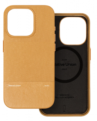 Θήκη NATIVE UNION MagSAfe (RE) Classic για Apple iPhone 16 Pro MAX 6.9 5G 2024 - KRAFT ΚΙΤΡΙΝΟ - NU-RECLA-KFT-NP24PM