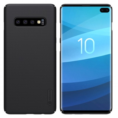 Θήκη Nillkin Frosted Shield για SAMSUNG GALAXY S10+ PLUS - MAYΡΟ