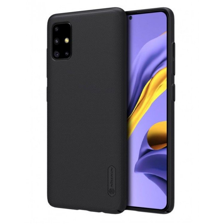 Θήκη Nillkin Frosted Shield για SAMSUNG GALAXY A41 2020 - ΜΑΥΡΟ