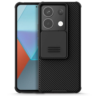 Θήκη NILLKIN CamShield cover για XIAOMI REDMI NOTE 13 PRO 5G / POCO X6 5G - ΜΑΥΡΟ