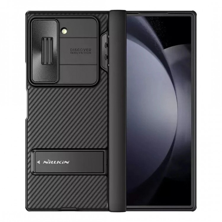 Θήκη NILLKIN CAMSHIELD Fold Πορτοφόλι με υποδoχή στυλό για Samsung GALAXY Z FOLD 6 2024 - ΜΑΥΡΟ
