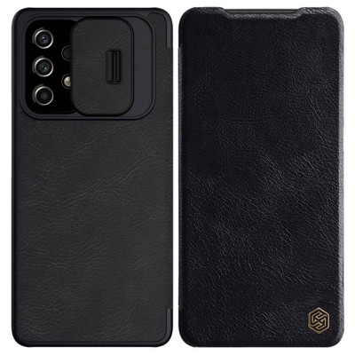 Case NILLKIN Qin Leather WALLET FOLIO for SAMSUNG Galaxy A53 5G 2022 - BLACK