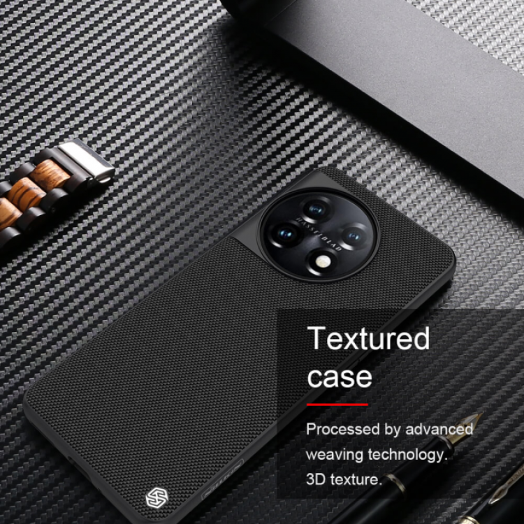 Θήκη NILLKIN Textured  για OnePlus 11 - ΜΑΥΡΟ - NLK1137