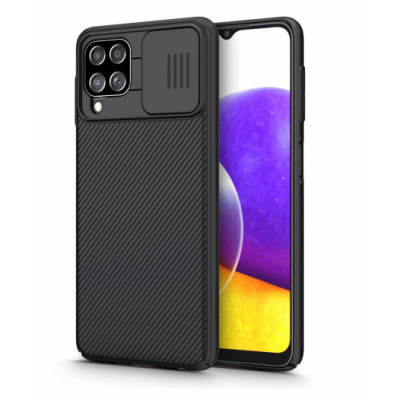 Case NILLKIN CamShield PRO cover for Samsung Galaxy A22 4G 2022/ M22 LTE - ΜΑΥΡΟ
