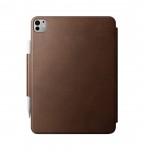 NOMAD θήκη δερμάτινη Magnetic Pencil Folio Plus για Apple iPad Pro 11" M4 (2024 - 5th gen - M4) - ΚΑΦΕ - NM013305858