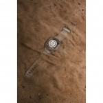 NOMAD Rocky Limited Edition Point Sport Band FKM rubber Strap ΑΔΙΑΒΡΟΧΟ για Apple Watch SERIES 4,5,6,SE,8,9 & ULTRA 1/2/3, APPLE watch Series 10 - 42/44/45/46/49mm - Sierra Stone / ΑΣΗΜΙ - NM009872858