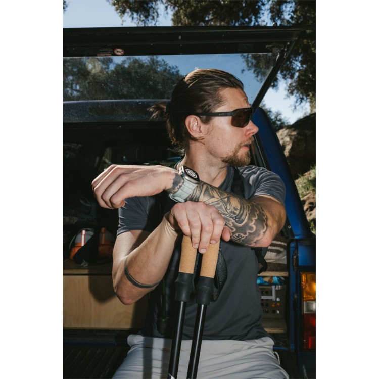 NOMAD Rocky Limited Edition Point Sport Band FKM rubber Strap ΑΔΙΑΒΡΟΧΟ για Apple Watch SERIES 4,5,6,SE,8,9 & ULTRA 1/2/3, APPLE watch Series 10 - 42/44/45/46/49mm - Sierra Stone / ΑΣΗΜΙ - NM009872858