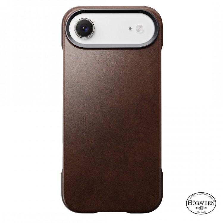 NOMAD θήκη δερμάτινη Traditional Horween MagSafe για Apple iPhone 17 AIR 6.6 5G 2025 - rustic ΚΑΦΕ - NM011864858
