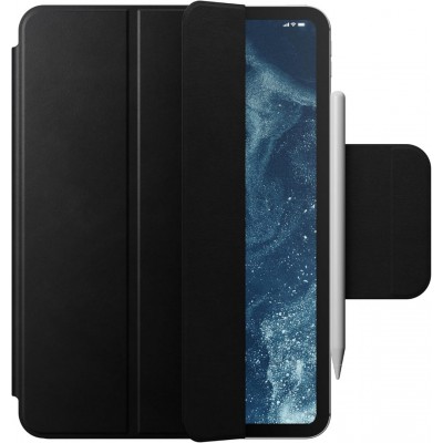 NOMAD θήκη δερμάτινη μαγνητική Pencil Folio, με μαγνητικό κλείσιμο και multi-angle βάση για Apple iPad Pro 11" (2024 - 5th gen - M4) - ΜΑΥΡΟ - NM013299858