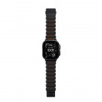 Nomad Stratos Titanium Grade 4 BAND FKM Μπρασελέ Μεταλλικό για Apple Watch SERIES - 42/44/45/46/49mm ULTRA 1/2/3 - ΜΑΥΡΟ ΤΙΤΑΝΙΟ / Ultra ΠΟΡΤΟΚΑΛΙ - NM011116858 