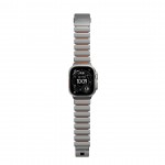Nomad Stratos Titanium Grade 4 BAND FKM Μπρασελέ Μεταλλικό για Apple Watch SERIES - 42/44/45/46/49mm ULTRA 1/2/3 - Natural ΤΙΤΑΝΙΟ / Ultra ΠΟΡΤΟΚΑΛΙ - NM011123858 