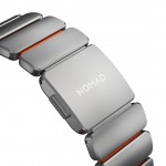 Nomad Stratos Titanium Grade 4 BAND FKM Μπρασελέ Μεταλλικό για Apple Watch SERIES - 42/44/45/46/49mm ULTRA 1/2/3 - Natural ΤΙΤΑΝΙΟ / Ultra ΠΟΡΤΟΚΑΛΙ - NM011123858 