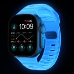 NOMAD Sport Strap V2 LSR Waterproof silicone M/L για Apple Watch SERIES 4,5,6,SE,8,9 & ULTRA 1/2, Apple Series 10 46mm - 42/44/45/46/49mm - Ice ΜΠΛΕ Glow - NM01123385 