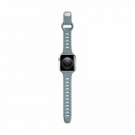NOMAD Sport Slim λουράκι M/L FKM Αδιάβροχο σιλικόνης για Apple Watch 7 (45mm), 6/SE/5/4 (44mm) & Series 3/2/1 (42mm) - GLACIER ΜΠΛΕ - NM01144885