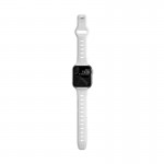 NOMAD Sport Slim λουράκι M/L FKM Αδιάβροχο σιλικόνης για Apple Watch 7 (45mm), 6/SE/5/4 (44mm) & Series 3/2/1 (42mm) - ΛΕΥΚΟ - NM01147985