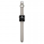 NOMAD Sport Slim λουράκι M/L FKM Αδιάβροχο σιλικόνης για Apple Watch 7 (45mm), 6/SE/5/4 (44mm) & Series 3/2/1 (42mm) - Bone - NM01146285