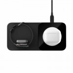 Nomad Base ONE Max MagSafe 15W Ασύρματη Βάση Qi Φόρτισης Premium glass για Apple iPhone και Apple Watch - carbide ΜΑΥΡΟ - NM01151685