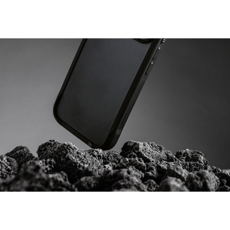 NOMAD θήκη Rugged ΔΕΡΜΑΤΙΝΗ Horween MagSafe με Πολυκαρβονικό πλαίσιο για Apple iPhone 17 Pro 6.3 2025 - ΜΑΥΡΟ - NM011802858