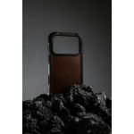NOMAD θήκη Rugged ΔΕΡΜΑΤΙΝΗ Horween MagSafe με Πολυκαρβονικό πλαίσιο για Apple iPhone 17 Pro 6.3 2025 - Rustic ΚΑΦΕ - NM011819858