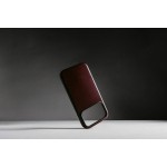 NOMAD θήκη δερμάτινη Modern Horween MagSafe για Apple iPhone 17 PRO 6.3 2025 - burgundy ΚΑΦΕ - NM011857858