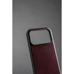 NOMAD θήκη δερμάτινη Modern Horween MagSafe για Apple iPhone 17 PRO 6.3 2025 - burgundy ΚΑΦΕ - NM011857858
