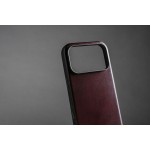 NOMAD θήκη δερμάτινη Modern Horween MagSafe για Apple iPhone 17 PRO 6.3 2025 - burgundy ΚΑΦΕ - NM011857858