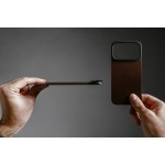 NOMAD θήκη δερμάτινη Traditional Horween MagSafe για Apple iPhone 17 AIR 6.6 5G 2025 - rustic ΚΑΦΕ - NM011864858