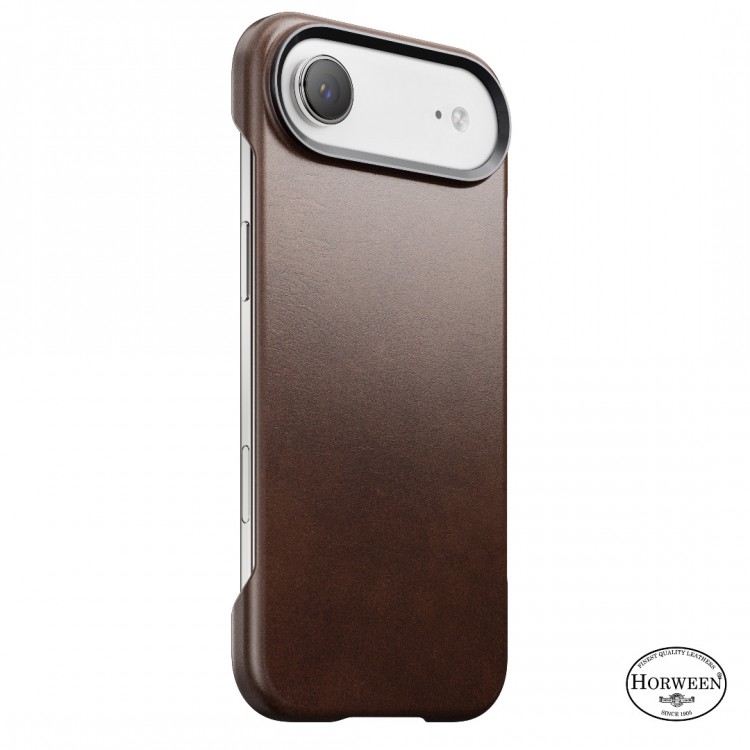 NOMAD θήκη δερμάτινη Traditional Horween MagSafe για Apple iPhone 17 AIR 6.6 5G 2025 - rustic ΚΑΦΕ - NM011864858