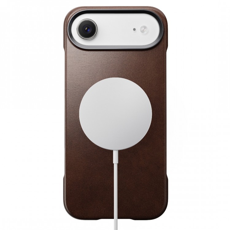 NOMAD θήκη δερμάτινη Traditional Horween MagSafe για Apple iPhone 17 AIR 6.6 5G 2025 - rustic ΚΑΦΕ - NM011864858