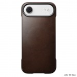 NOMAD θήκη δερμάτινη Traditional Horween MagSafe για Apple iPhone 17 AIR 6.6 5G 2025 - rustic ΚΑΦΕ - NM011864858
