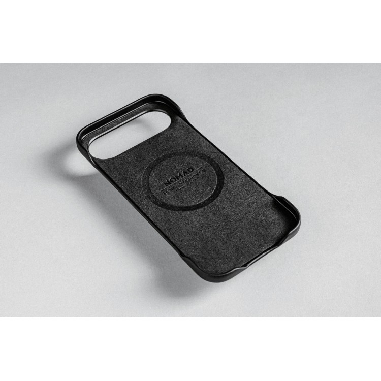 NOMAD θήκη δερμάτινη Traditional Horween MagSafe για Apple iPhone 17 AIR 6.6 5G 2025 - rustic ΜΑΥΡΟ - NM011871858