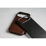 NOMAD θήκη δερμάτινη Traditional Horween MagSafe για Apple iPhone 17 AIR 6.6 5G 2025 - rustic ΜΑΥΡΟ - NM011871858