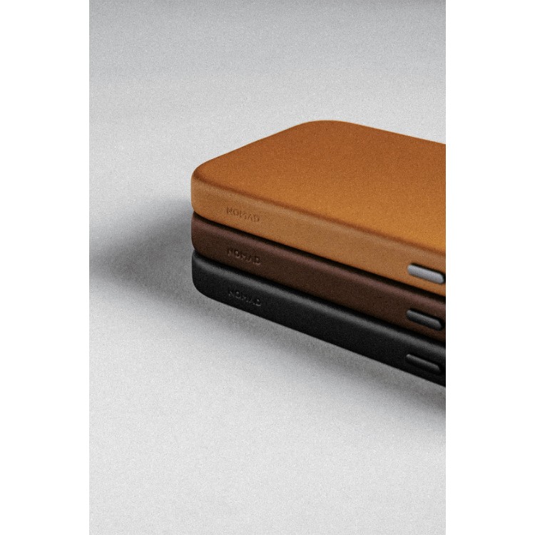 NOMAD θήκη δερμάτινη Traditional MagSafe για Apple iPhone 17 PRO MAX 6.9 2025 - english tan ΚΑΦΕ - NM011888858