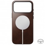 NOMAD θήκη δερμάτινη Traditional Horween MagSafe για Apple iPhone 17 PRO MAX 6.9 2025 - rustic ΚΑΦΕ - NM011918858