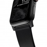 Nomad Δερμάτινο Strap Modern για Apple Watch SERIES - 42/44/45/46/49mm ULTRA 1/2 - ΜΑΥΡΟ/ΜΑΥΡΟ - NM01198185